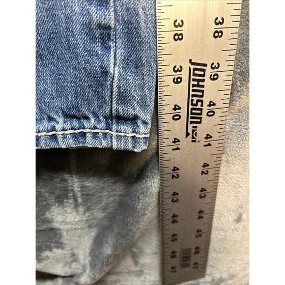 Rock & Roll Denim Jeans Women's 18R BB Gun Regular Fit Boot Cut Western Distress - Picture 15 of 16